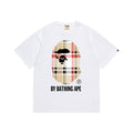 Bape x Burberry ape Head White T-Shirt