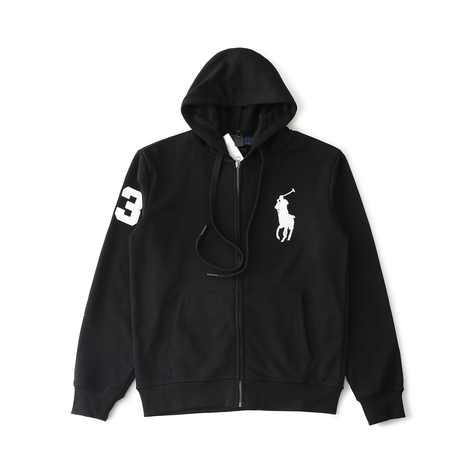 Polo Ralph Lauren Big pony Hoodie zip Black