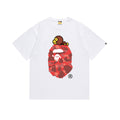 BAPE ABC Camo Milo On Big Ape Head White Red