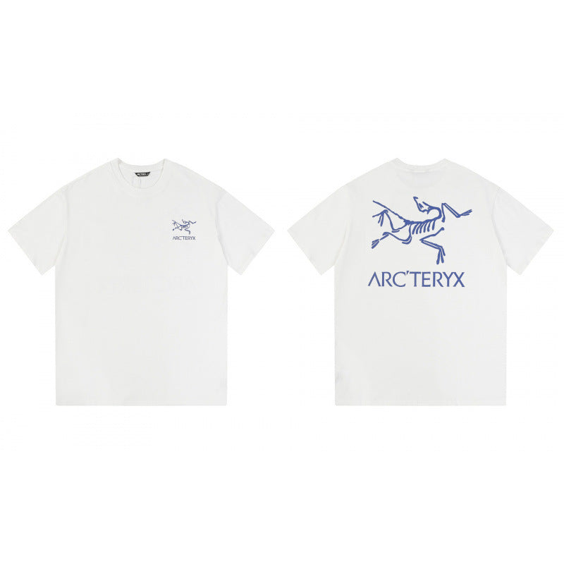 Arc'teryx Kragg SL Cotton Bird Word SS T-Shirt White/Blue