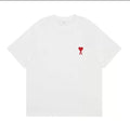 Ami small heart logo T-Shirt White