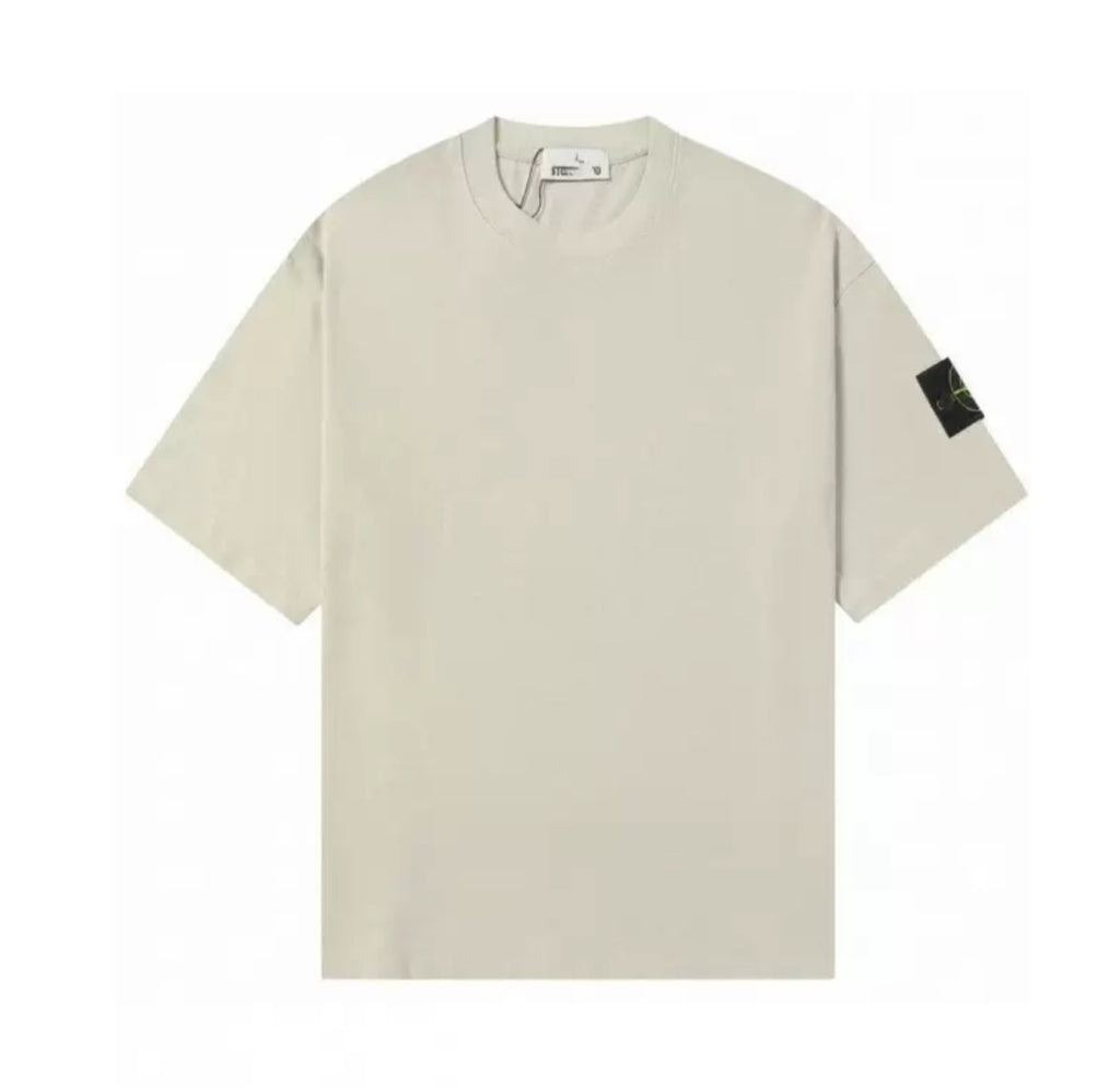 (+7)Stone Island color cotton t-shirt