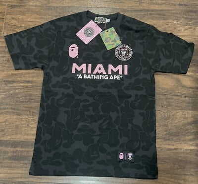 Inter Miami x Bape Black T-shirt