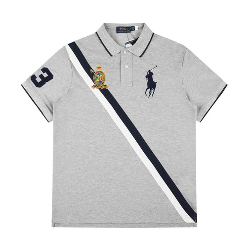 (+6)Polo Ralph Lauren Black BIG PONY 20th ANNIVERSARY CREST